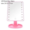 thumbnail image 1 of Clearance: Lighted Makeup Mirror,Professional LED Touch Screen Makeup Mirror Luxury Mirror With 16/22 LED Lights 180 Degree Adjustable Table Make Up Mirror, 1 of 4