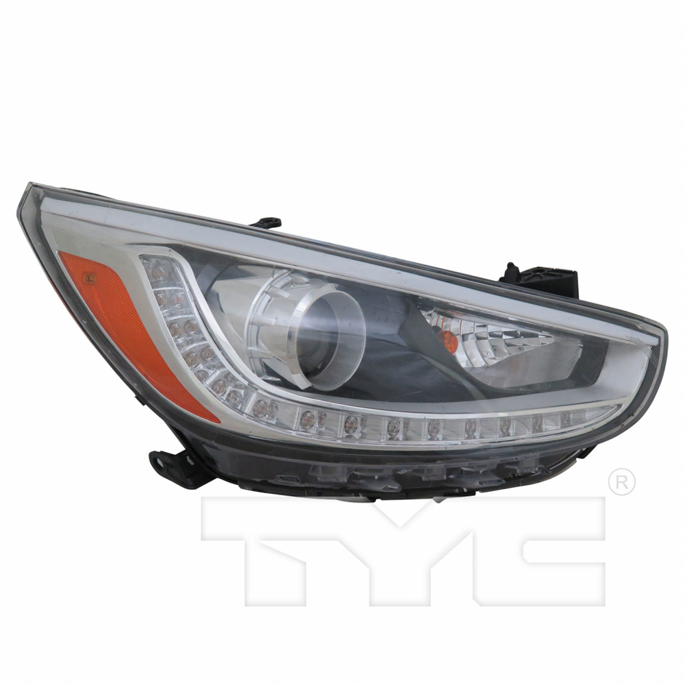 For Hyundai Accent Headlight 2014 15 16 2017 Passenger Side Halogen