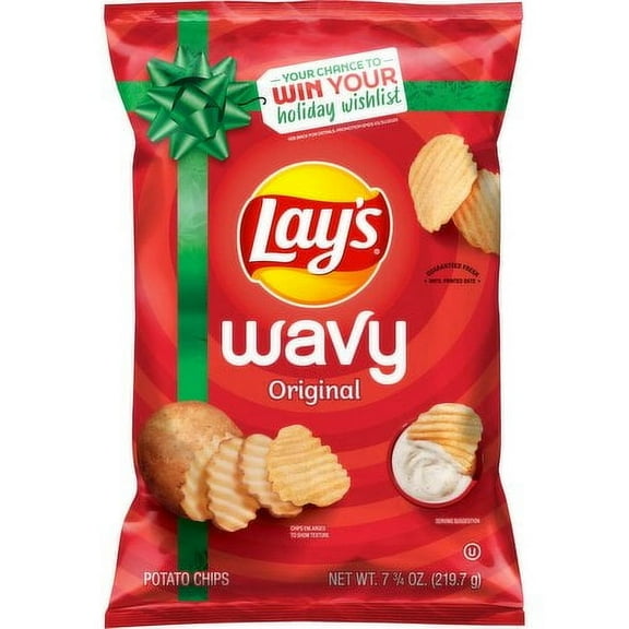 Lay's Potato Chips Wavy Original 7.5 oz