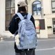 thumbnail image 3 of (Colgante Oso Blanco Agregado) Mochila Escolar Personalizada Con Cuerda Cruzada Estudiante Universitaria Mochila Versátil Mochila Universitario Japonés 9069 Azul, 3 of 9