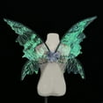 thumbnail image 3 of YONGHS Girls Sparkling Butterfly Wings Elf Fairy Wings for Halloween Carnival ​Party Cosplay Photo Props Black One Size, 3 of 4