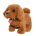 thumbnail image 1 of Plush Electronic Interactive Puppy Walking Barking Tail Wagging Stretching Companion Animal Suitable For Children And Toddlers-F, 1 of 4