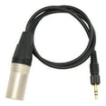 thumbnail image 1 of Balanced Audio Converter Cable Balanced Audio Adapter Cable 3.5mm To XLR Cable 1/8inch TRS Male To XLR Male Balanced Audio Converter Cable For, 1 of 8