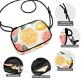 thumbnail image 3 of FORMRS Mini Crossbody Bag for Women Adjustable Shoulder Rope Travel Casual Phone Purse, Candy Lemon Slices, 3 of 7