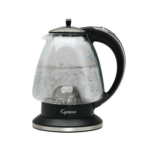 Capresso 24003 H2O Black Glass Water Kettle Walmart Business