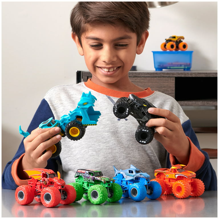 Monster Jam, Official 12-Pack of 1:64 Scale Die-Cast Monster Trucks for  Boys and Girls, Kids Toys for Ages 4-6+,  Exclusive