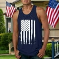 thumbnail image 2 of Xudanell Tank Tops for Men Big and Tall, Men's Tank Tops Gym Sports Sleeveless Shirts for Running Workout Muscle Tee Tank Top/shirt Blouses Solid Color Muscle Tee (Navy,XXXL), 2 of 6