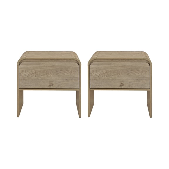 New Classic Furniture Mara End Tables, Set Of Two-Natural
