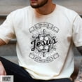 thumbnail image 3 of When I Call On Jesus, All Things Are Possible - Religious Round Neck T-Shirt, Steering Wheel Design Symbolizing Faith & Hope, 3 of 7