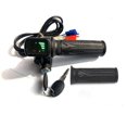 thumbnail image 1 of 1 Pair 36v/48/60v Electric Bike Scooter Throttle Grip Handlebar With Lock Led Power Display Bicycle Accessories, 1 of 5
