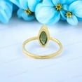 thumbnail image 6 of SHEKHAWATJEWELS 12x6 mm Marquise Cut Green Sapphire Solitaire Engagement Ring - Yellow Gold Plated Silver Proposal Ring For Her, 6 of 6