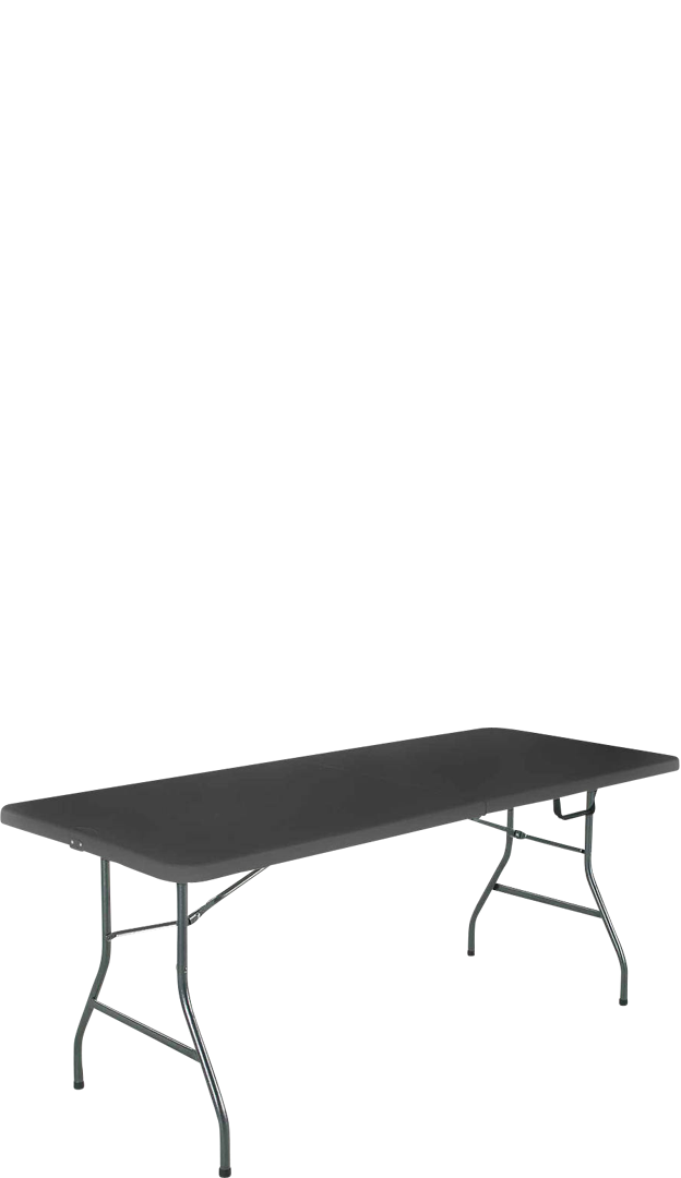 Cosco 6 Foot Centerfold Folding Table, Black - image 2 of 27