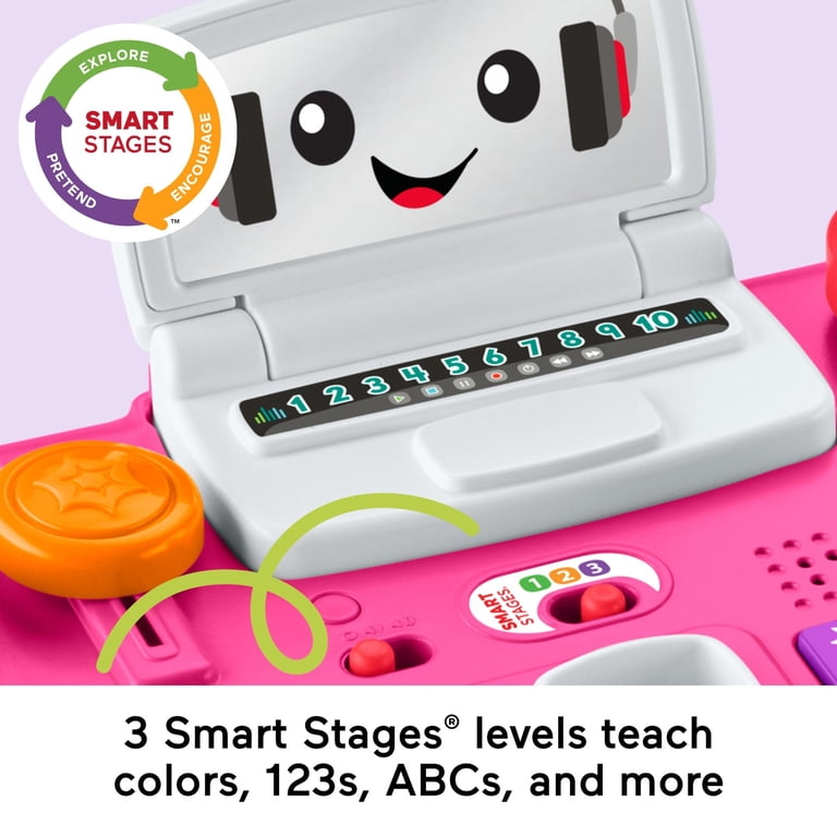 Fisher-Price Laugh & Learn Mix & Learn DJ Table, Pink Musical