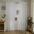 thumbnail image 1 of Sweet Butterfly Tulle Voile Door Window Curtains Drape Sheer Divider, 1 of 2