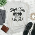 thumbnail image 2 of Shih Tzu Mom, Unisex Women's Shirt, Shih Tzu Owner, Funny Dog Mom Gift, Heather Ash, X-Small, 2 of 6