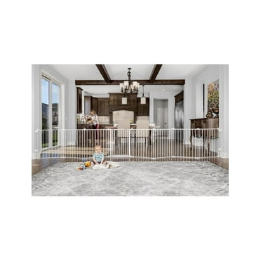 Regalo 194 inch Super Wide Adjustable Baby Gate and Play Yard, 2-in-1,  Age Group 6 to 24 Months, Configurable Baby Gate