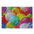 thumbnail image 2 of Cartoon Cutting Board, Balloons Pattern Colorful Illustration Birthday Celebrating Theme Fun, Decorative Tempered Glass Cutting and Serving Board, Large Size, Multicolor, by Ambesonne, 2 of 5
