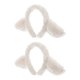thumbnail image 3 of Cute Lamb Ears Headband Made from Soft Cloth Ideal for Decoration White Color One Size Fits All, 3 of 5
