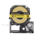 thumbnail image 2 of Label Machine Ribbon Abrasion  8 Meters Waterproof Printing Ribbon For  LW Series 12mm Black Bottom White Letter,12mm White Bottom Black Letter,12mm Yellow Bottom Black Letter, 2 of 8