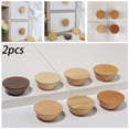 thumbnail image 2 of 2PCS Nordic Solid Wood Round Handle Door Wardrobe Knob Drawer Cabinet Pull DIY, 2 of 4