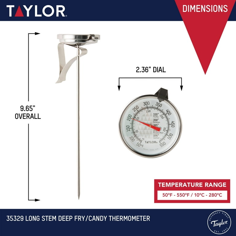 Taylor 1 Instant-read Analog Dial Kitchen Meat Cooking Thermometer : Target