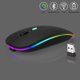 thumbnail image 4 of Ratón inalámbrico Bluetooth Guiheng recargable LED negro, 4 of 8