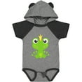 thumbnail image 3 of Inktastic Cute Frog, Green Frog, Frog Prince, Crown Boys or Girls Baby Bodysuit, 3 of 5