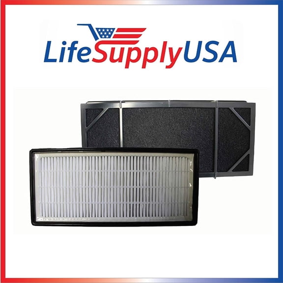 LifeSupplyUSA (2-Pack) Filter C Replacement Compatible with Honeywell HRF-C1, HHT-011, 16200, 16216 Air Purifier
