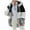 Y-Gray, variant on Plus Size Womens Coats with Hood Fashion Womens Warm Faux Coat Jacket Winter Zipper Long Sleeve Outerwear