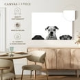 thumbnail image 4 of Elephant Stock Curious Dogs Wall Art - Horizontal Canvas Wall Art - Living Room Wall Decor - Animal Canvas - White And Gray Decor - 12" x 8", 4 of 4