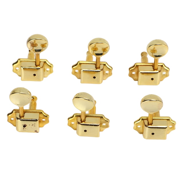 Guitars Machine Head, Pretty Design Guitar String Tuning Peg Match 6pcs For Playing Gold