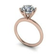 thumbnail image 3 of 4.00 Ct Excellent Round Diamond Wedding Rings for Women Solid 18K Rose Gold, 3 of 6