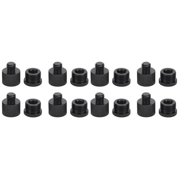 16Pcs Mic Thread Adapter Set 5/8 Female to 3/8 Male and 3/8 Female to 5/8 Male Screw Adapter Thread for Micr Stand Mount