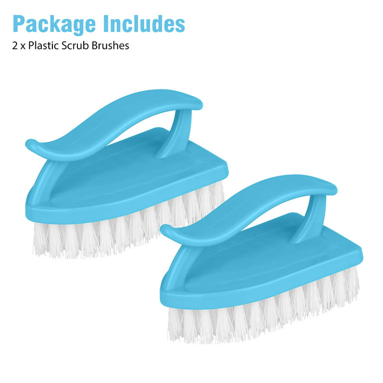 Scrubbing Brush Hard Bristle Laundry Clothes Shoes Scrub Brush Portable  Plastic Hands Cleaning Brush for Kitchen Bathroom - AliExpress