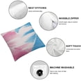 thumbnail image 6 of nygtbtfer Throw Pillow Cover Blue Transgender Pride Flag in Form of Heart Pillowcase Home Decorative Square Pillow Case Cushion Cover White, 6 of 7
