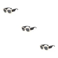 thumbnail image 3 of tamizeot Reader Glasses Large Frame Reading Eyewear Lens Square Design Transparent Computer Sweet Gift Type 1 3Set, 3 of 6