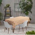 thumbnail image 2 of Vargottam Indoor/OutdoorTablecloth58x120 InchRectangleTablecloth Waterproof PatioTableCloths- Spring/SummerTableCovers for Backyard RectangularTable/BBQs/Picnic -Peach, 2 of 5