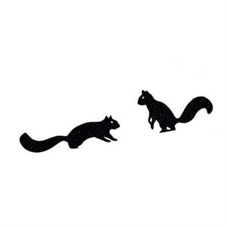 Machinehome Best Choice 24x6.3cm Squirrel Removable PVC Switch Sticker Wall Sticker Film for Living Room Bedroom Two squirrel switch (Best Way To Poison Squirrels)