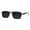Black (Black), variant on PASTL Sunglasses for Men & Women Retro Rectangle Metal Trim UV400 Black Gold
