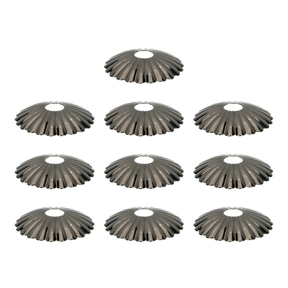 unbranded 10 Pcs LED Desk Lamp Lamp Cover Home Lampshade Decoration 4.5x4.5cm Black