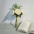 thumbnail image 4 of Lerman Decor white peony bouquet, 4 of 4