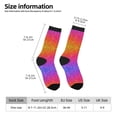 thumbnail image 4 of Goofa Holiday Shiny Printed Men's Crew Socks, Soft Durable Breathable Moisture-Wicking with Odor Control Cotton socks, 4 of 9