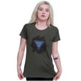 thumbnail image 4 of Ironic Magic 8 Ball Fortune Funny Womens Fitted Plus Size Graphic Tee Brisco Brands 2X, 4 of 4
