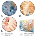 thumbnail image 3 of Designart "Azure Frond Dreamscape" Floral Ferns Metal Art Print, 3 of 5