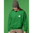 thumbnail image 5 of Tstars Mens Gifts for Irish St Patricks Irish Shamrock Pocket Size Clover St Patricks Day Cute Shirts Gift for Him Irish Shirt Pride Proud Irish Sweatshirt, 5 of 6