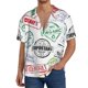 thumbnail image 1 of Balery Stamp Set Collection Camisa Casual de Manga Corta con Botones para Hombre, Texturizada, Estilo Cubano, para Playa, Verano-Small, 1 of 5