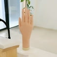 thumbnail image 5 of Practice Hand Right - Acrylic Nail Hands Realistic Silicone Artificial Hands and Protective Rubber Pliers Nail Hands Realistic Human Model Hands, Nail Tools, Silica Gel Toe Separat Makeup Organizers, 5 of 8