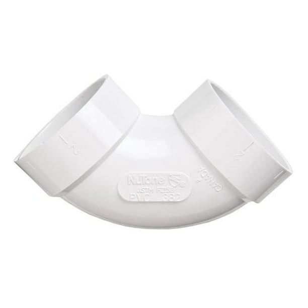 NuTone Central Vacuum 90 Degree Sweep Ell Fitting (CF382)