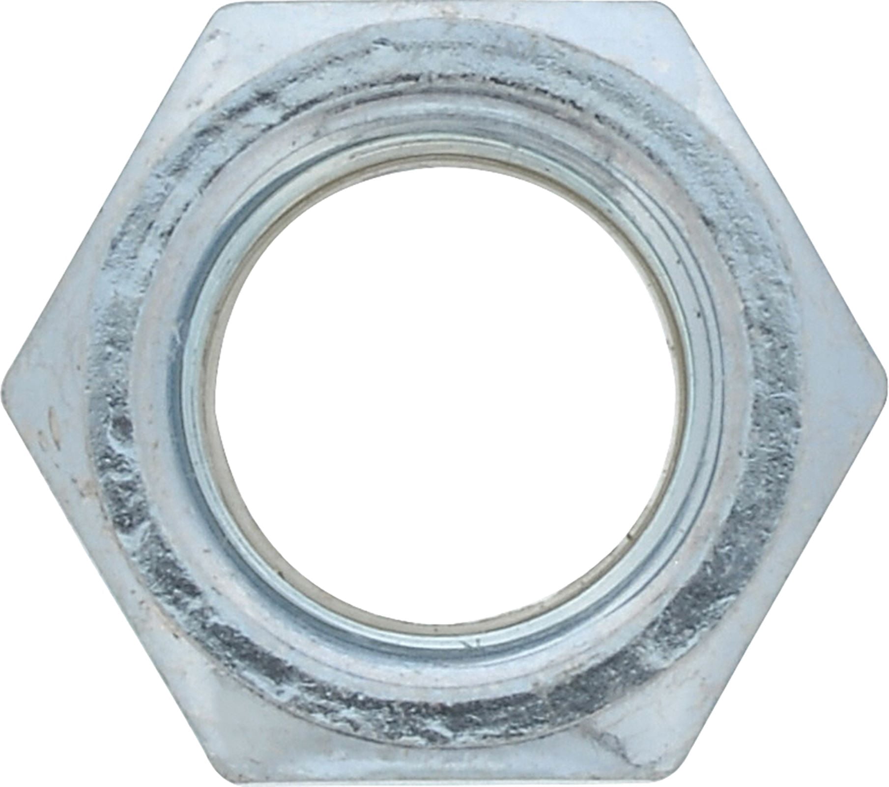 (6 pack) Hillman Metric Stop Nuts, M6-1.00, Steel, Zinc Finish, Silver, 10 pack