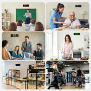 Mpow 10.5 Digital Wall Clock Large Display, with Remote Control, Dual Alarm Clock for Bedroom, 9 Colors, Adjustable Brightness & Volume, Auto DST, ℃/℉, 40 Minutes Countdown